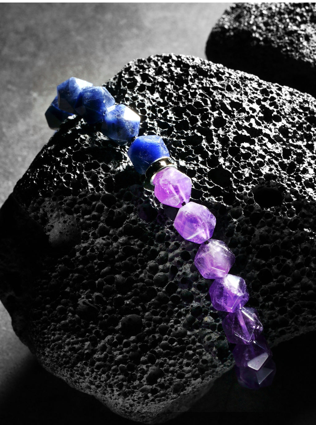 Amethyst & Lapis Lazuli Bracelet LAP