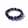 Black Obsidian & Lapis Lazuli Bracelet - Couple Bracelets SAA