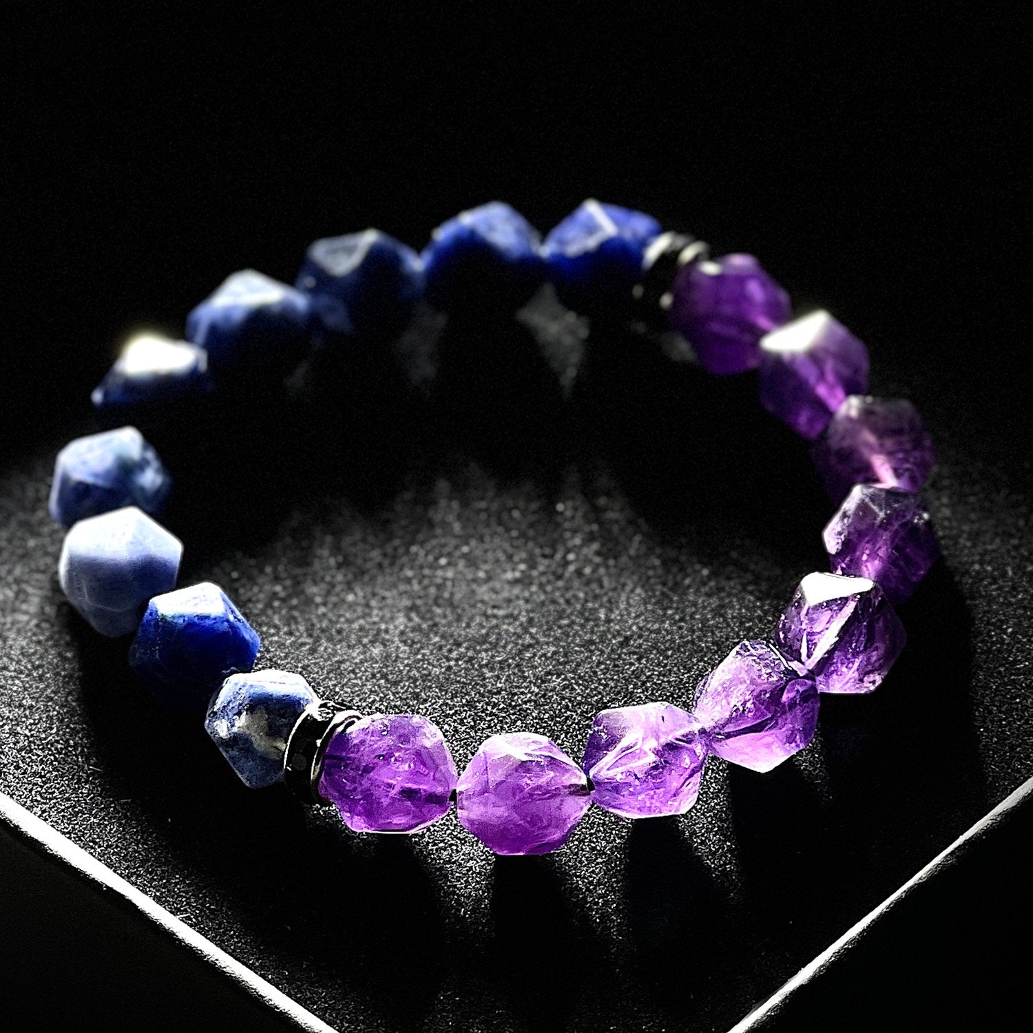 Amethyst & Lapis Lazuli Bracelet LAP