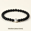 Natural Obsidian Energy Bracelet – Unisex / Couples Style